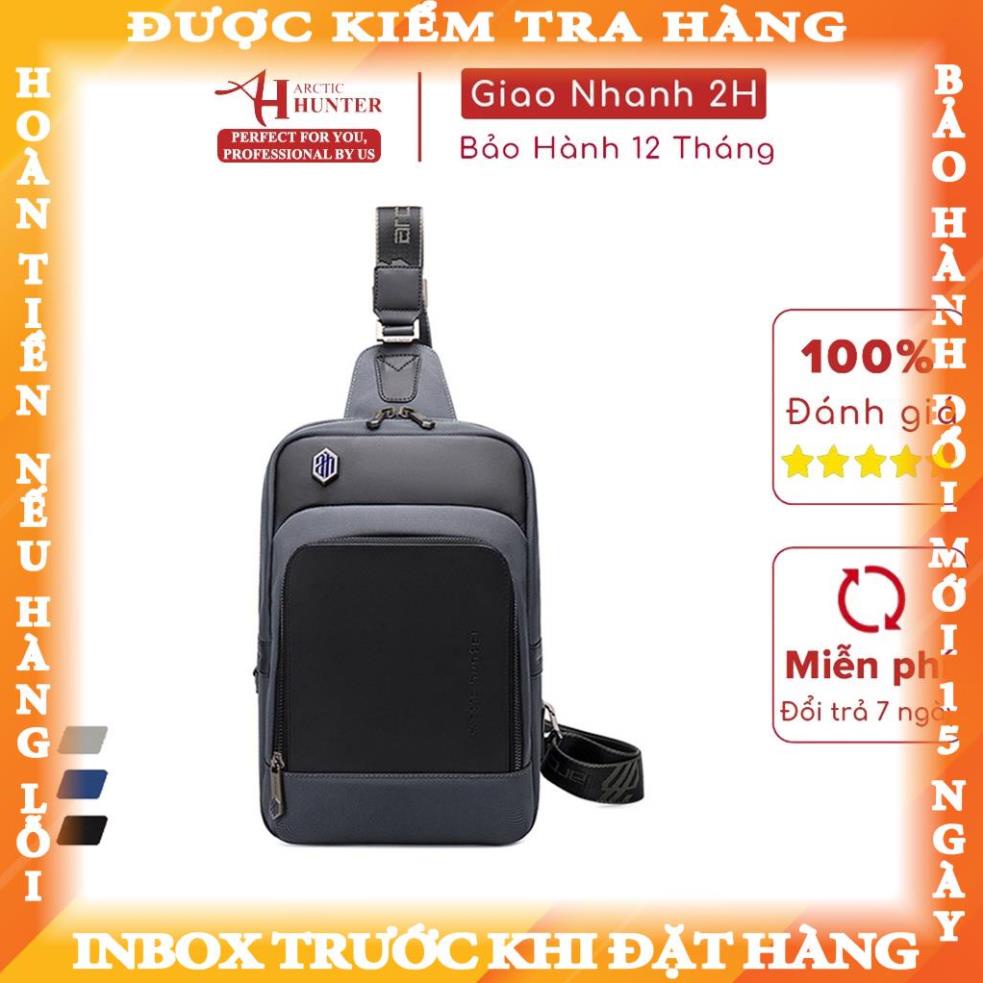 Balo đeo chéo Arctic Hunter chất liệu Oxford chống thấm nước - XB00116 trangoc