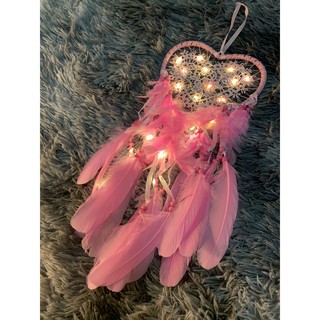 Chuông gió đánh lông vũ( Love Dream Catcher lông vũ)_ SIÊU ĐẸP