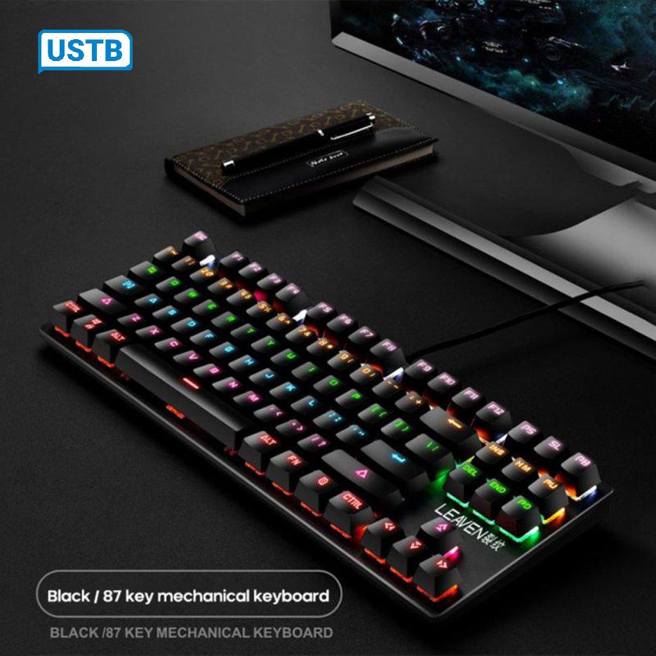 Bàn Phím Cơ Máy Tính Crack K550 Led RGB 10 Chế Độ Khác Nhau, Chơi Game Dùng Văn Phòng Cực Đã