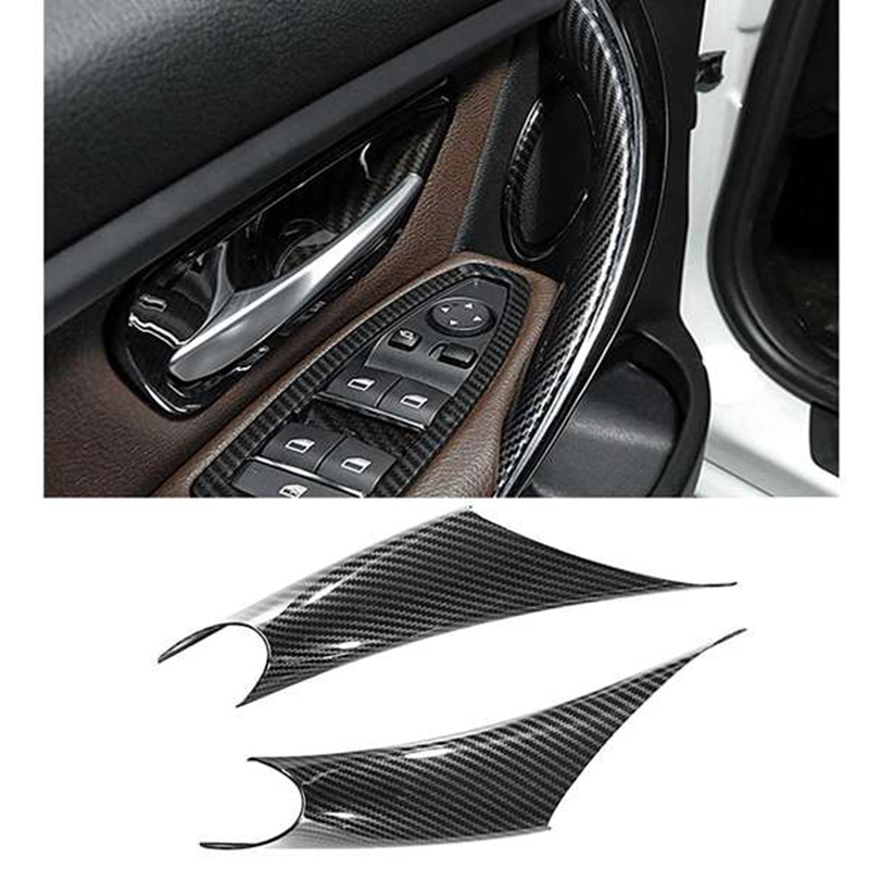 2 Vỏ Bọc Tay Nắm Cửa Trong Cho BMW 3 / 4 Series F30 F35 2012-2018