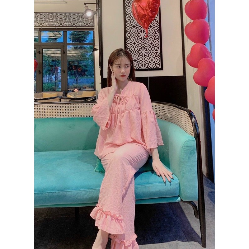 BỘ ĐŨI XỐP TIỂU THƯ IN HÌNH DỄ THƯƠNG