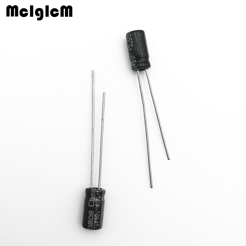 50 Tụ hóa nhôm 4.7uF 50V 4*7 Chuyên Dụng