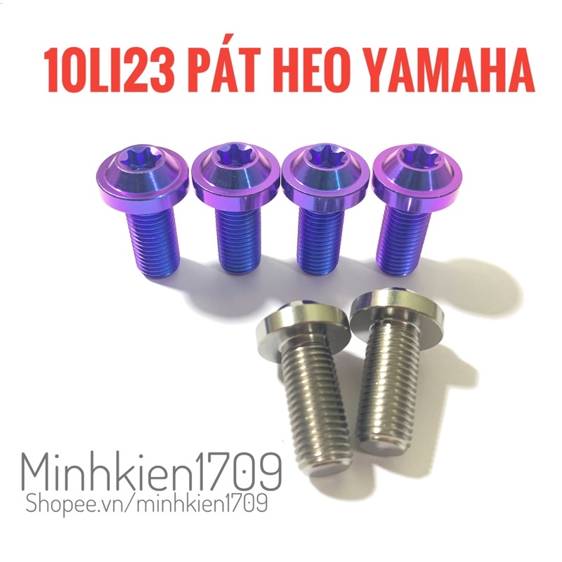 (GR5 XỊN) Ốc titan 10li23 pát heo xe yamaha