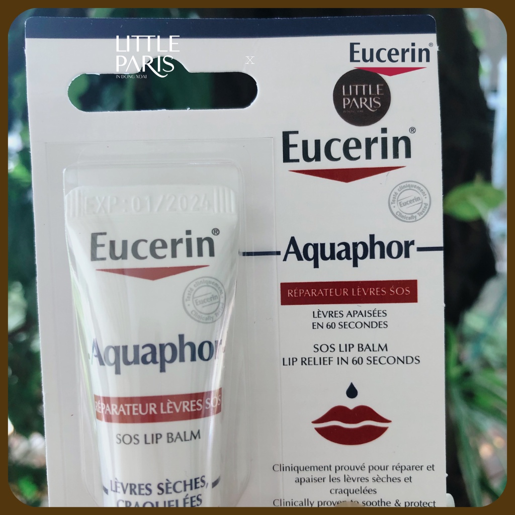 Son Dưỡng Aquaphor Eucerin Lip Care Siêu Mềm Môi Dành Cho Môi Chàm Nẻ