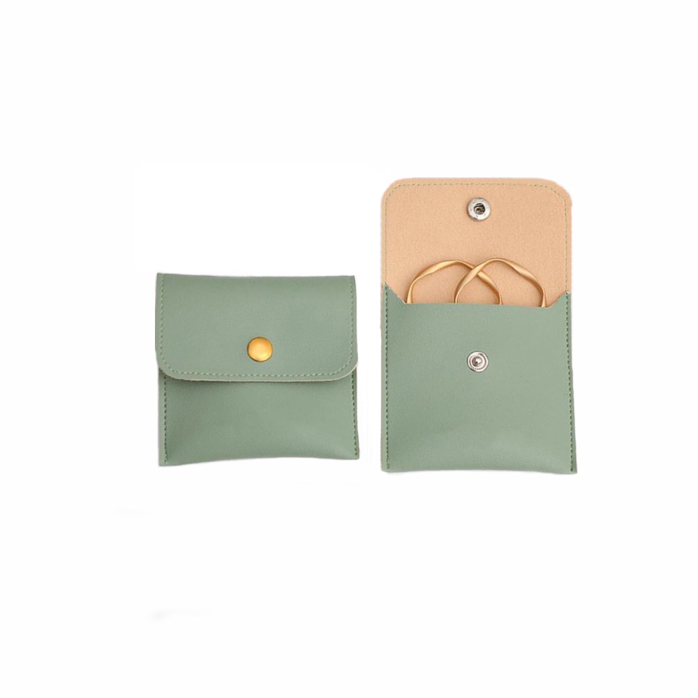 1PC PU Leather Jewellery Pouch Packaging Bag Earrings Ring Bag Necklace Bracelet Jewelry Storage Bag Jewelry Bag