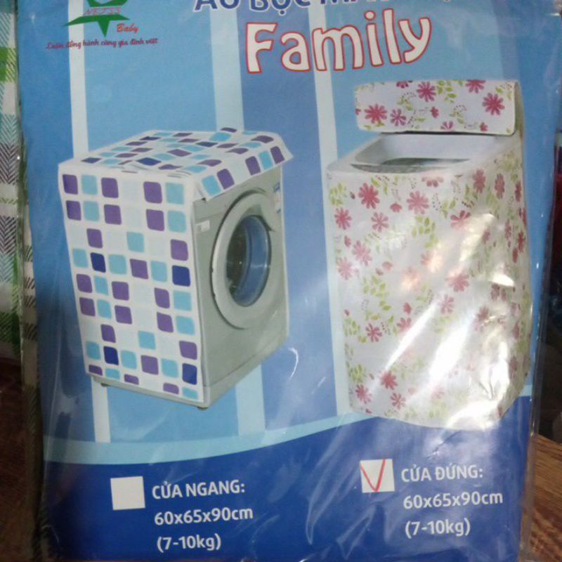 Áo bọc máy giặt Family cửa đứng dùng cho 7 _ 10 kg.
