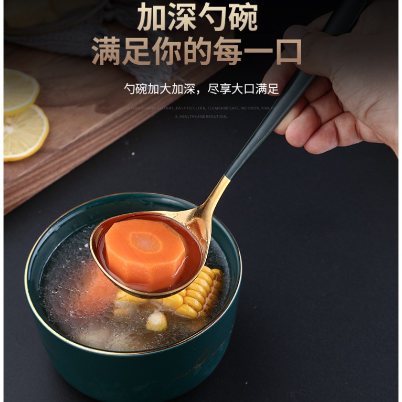 Muỗng canh KATELV lòng sâu thép không gỉ 304 đa năng tiện lợi