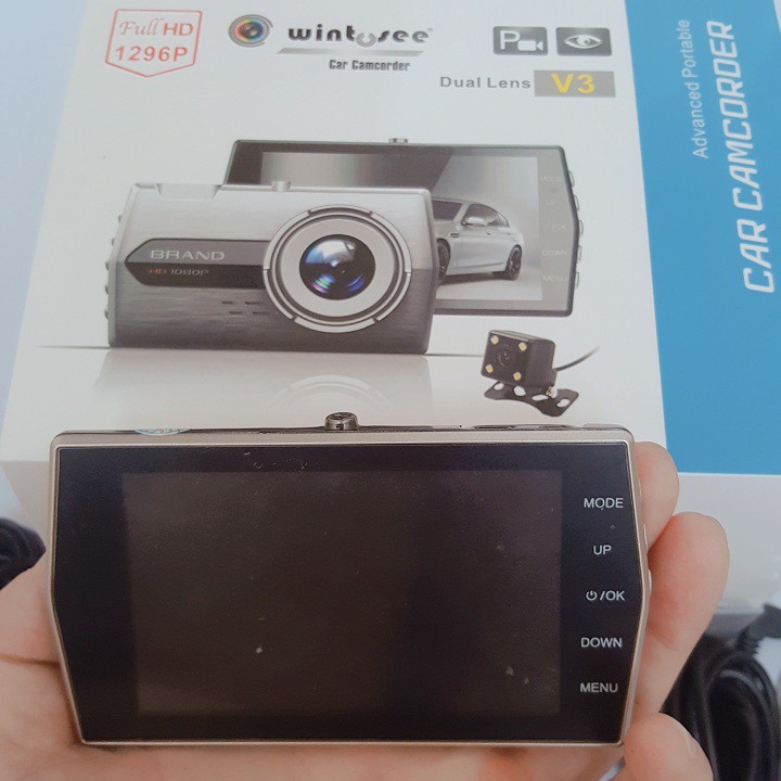 Camera hành trình Wintosee Dual Lens V9 Full HD 1296P siêu nét | WebRaoVat - webraovat.net.vn
