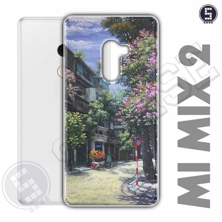 Ốp điện thoại Xiaomi Mi Mix 2 Dẻo Chống Shock Nhiều Mẫu Tuyển Tập 11 Phố Cổ Sơn Dầu A2016-CL11