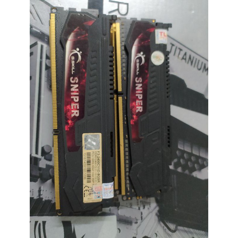 Ram DDR3 Gskill Sniper 4Gb bus 2400