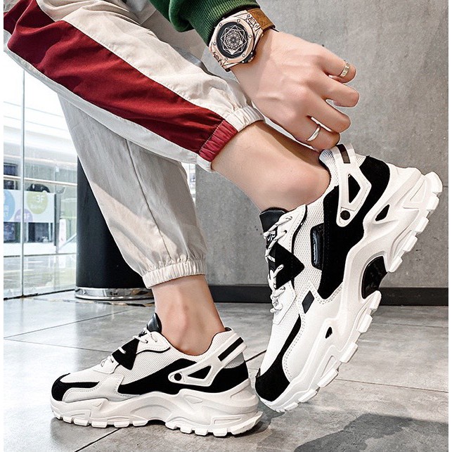 Giày MWC 5306 - Giày Thể Thao Da Lộn Cao Cấp Sneaker Nam Cổ Thấp Năng Động Cá Tính