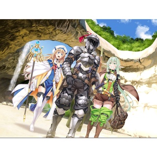 Poster A3 dán tường Anime, decal 30x42 trang trí có keo Goblin Slayer Wallpapers (1), nhận in theo yêu cầu