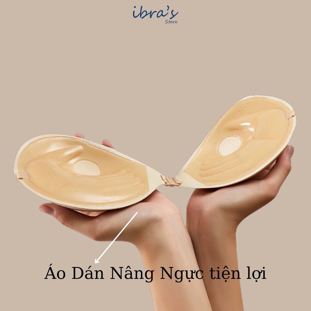 Miếng Dán Nâng Ngực IBRA'S STORE Áo Dán Ngực Cao Cấp Tạo Khe Chống Tụt Định Hình Tốt, Miếng Dán Ti Tàng Hình IBRA PK8
