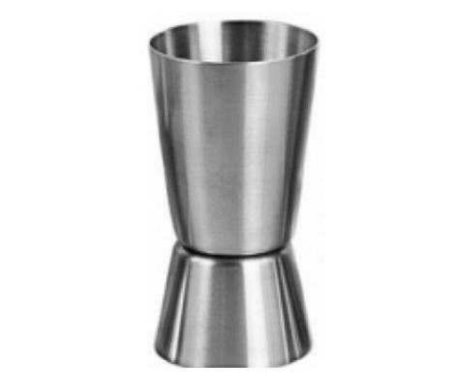 Bộ 2 sản phẩm định lượng pha chế shaker trà sữa Cocktail inox gồm bình lắc pha chế shaker và ca đong định lượng