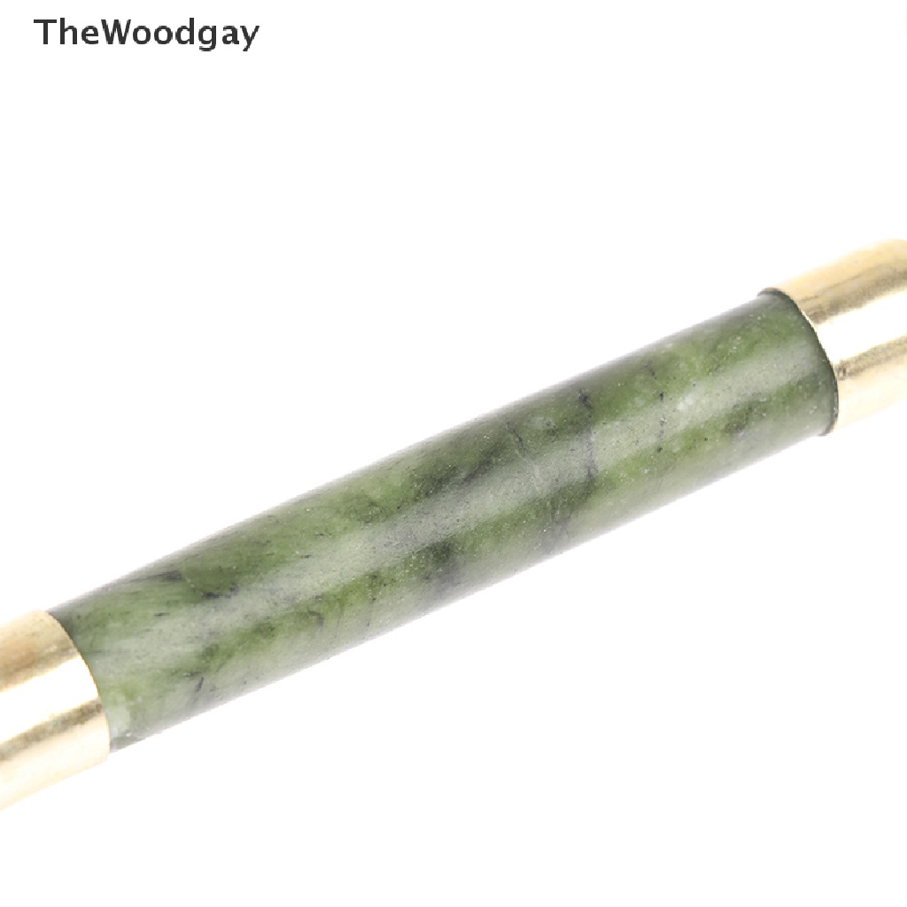 Set tấm cạo và cây lăn mát xa guasha đá nhân tạo dành cho da mặt