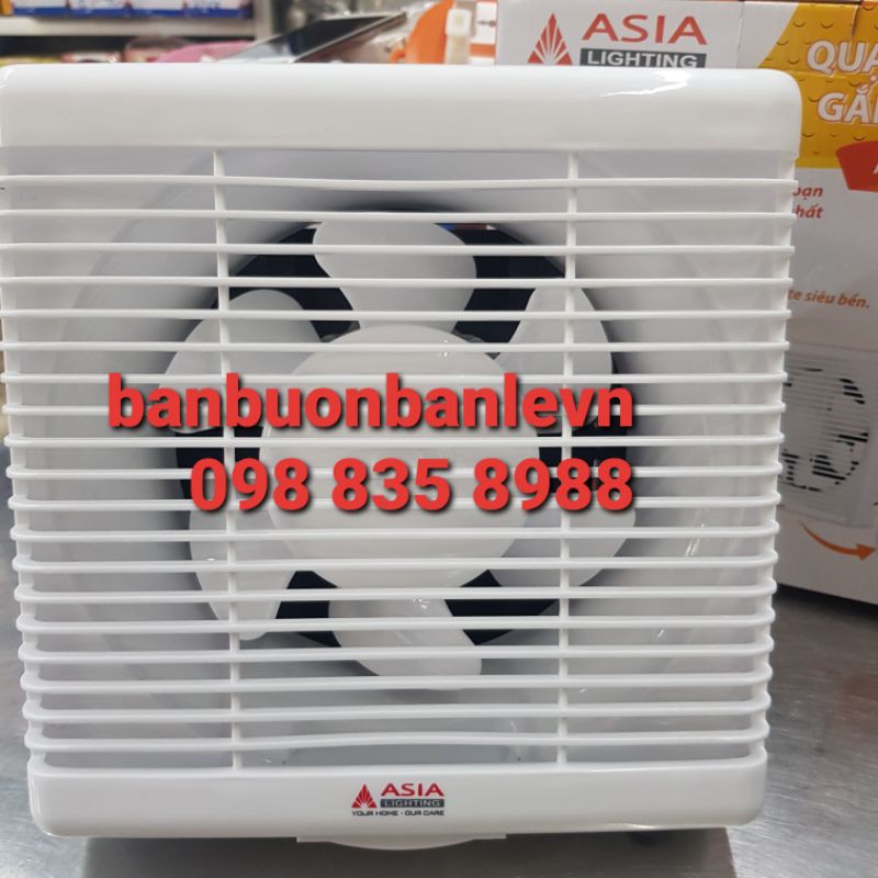 Quạt hút gió gắn tường, Động cơ mạnh mẽ, độ ồn thấp ASIA Lighting