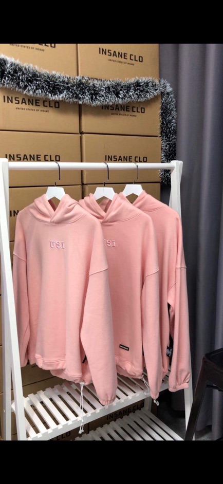 Áo Hoodie U.S.I Pink