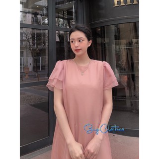 Đầm váy bigsize BigClothes thiết kế voan chất lụa hàn dự tiệc sang chảnh BC018