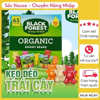 Kẹo dẻo hữu cơ ⚡ CAM KẾT CHẤT LƯỢNG ⚡ Kẹo Dẻo Organic Gummy Bear BLACK FOREST 23g Hương vị trái cây siêu ngon