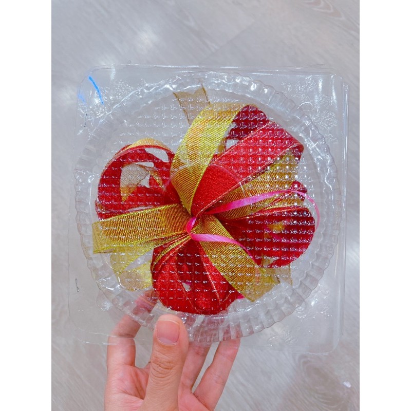 Nơ tú cầu lơn , nơ trang trí giỏ quà