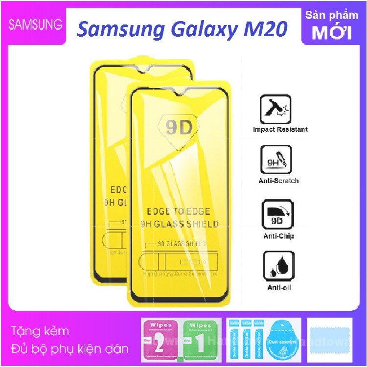 Samsung Galaxy M20 - Kính cường lực 9D Full màn hình Công Nghệ 4.0 Siêu Mỏng