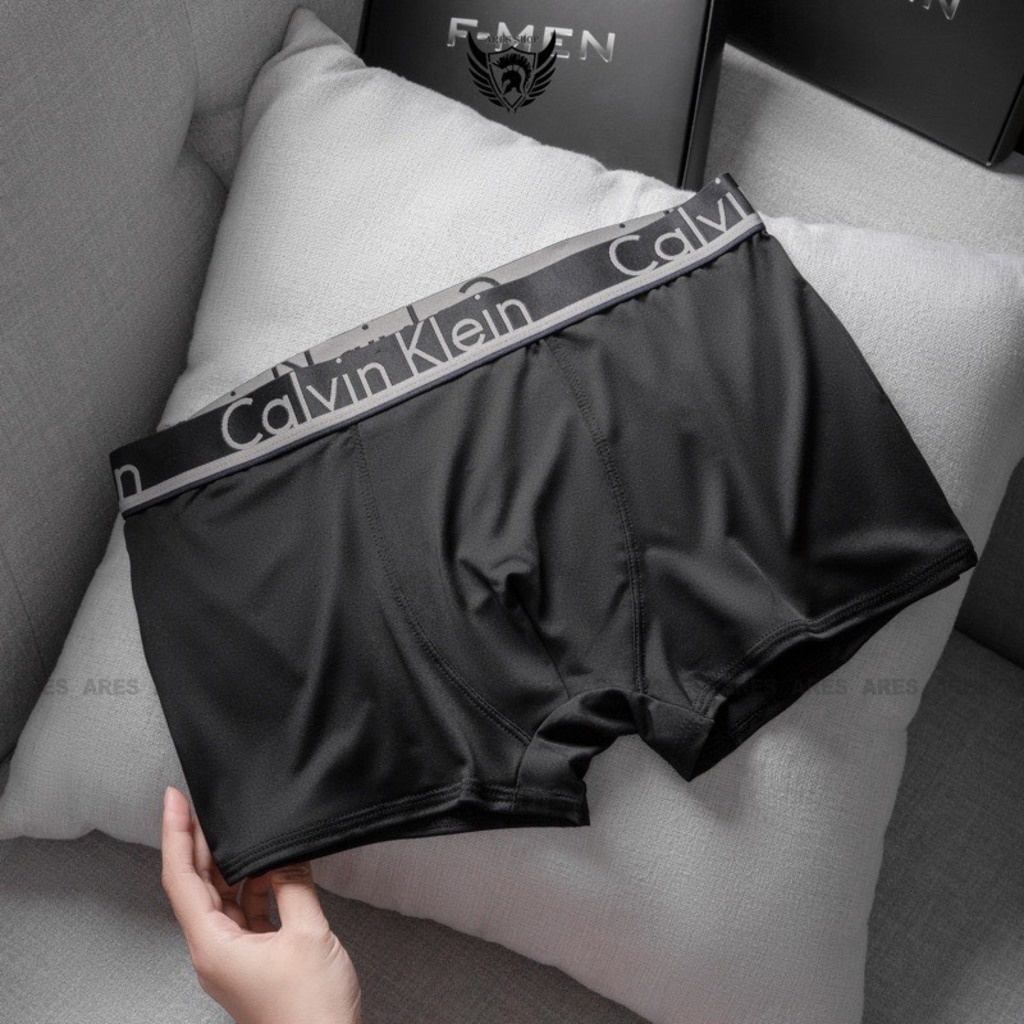 Quần lót nam, quần boxer chất thun lạnh kháng khuẩn co giãn 4 chiều phong cách nam tính - CK02 - ARES SHOP