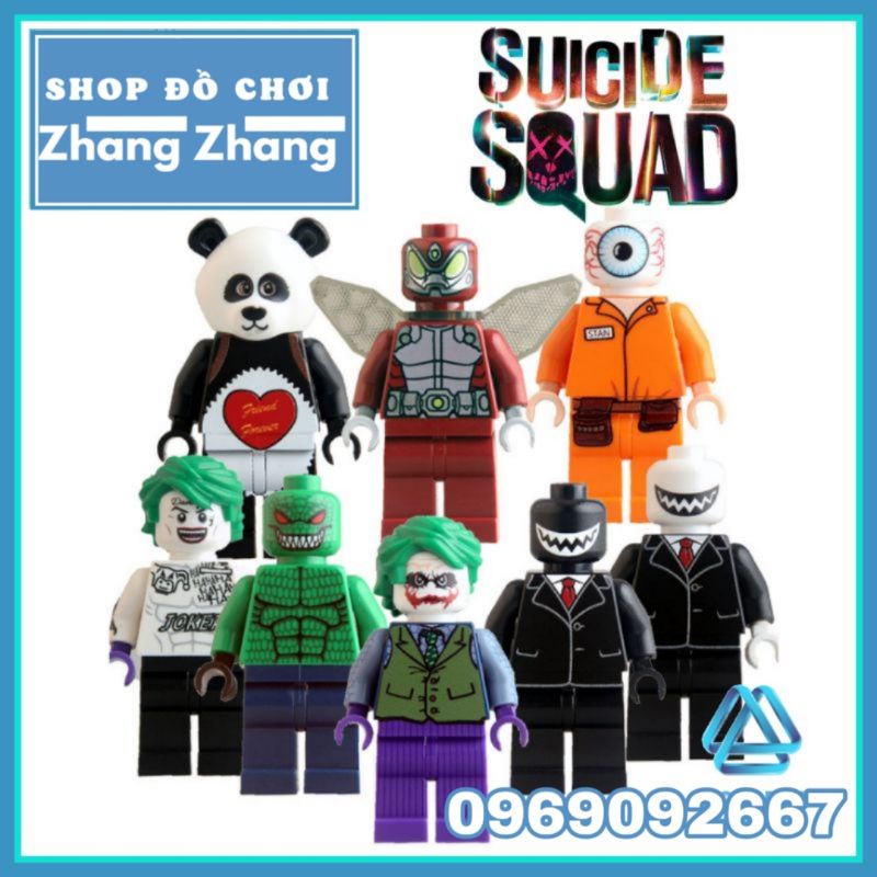 Xếp hình mô hình Joker - Killer Crock - Henchman - White Creepy trong Suicide Squad Minifigures KL9008