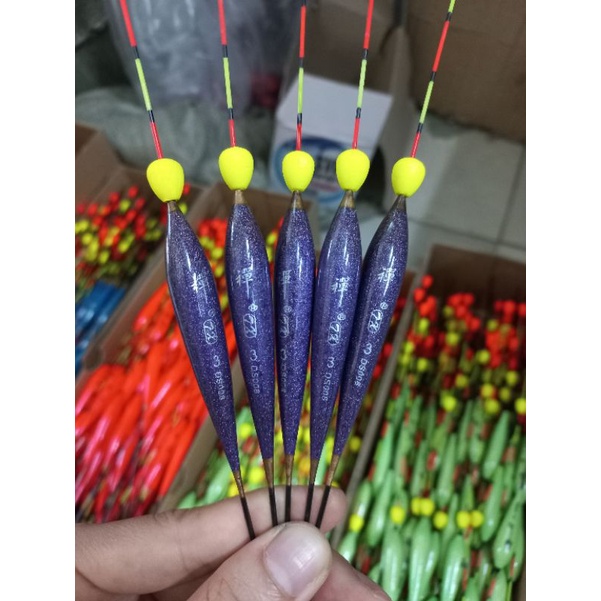 Phao câu đơn câu đài Nano nhạy cá nhiều màu sắc