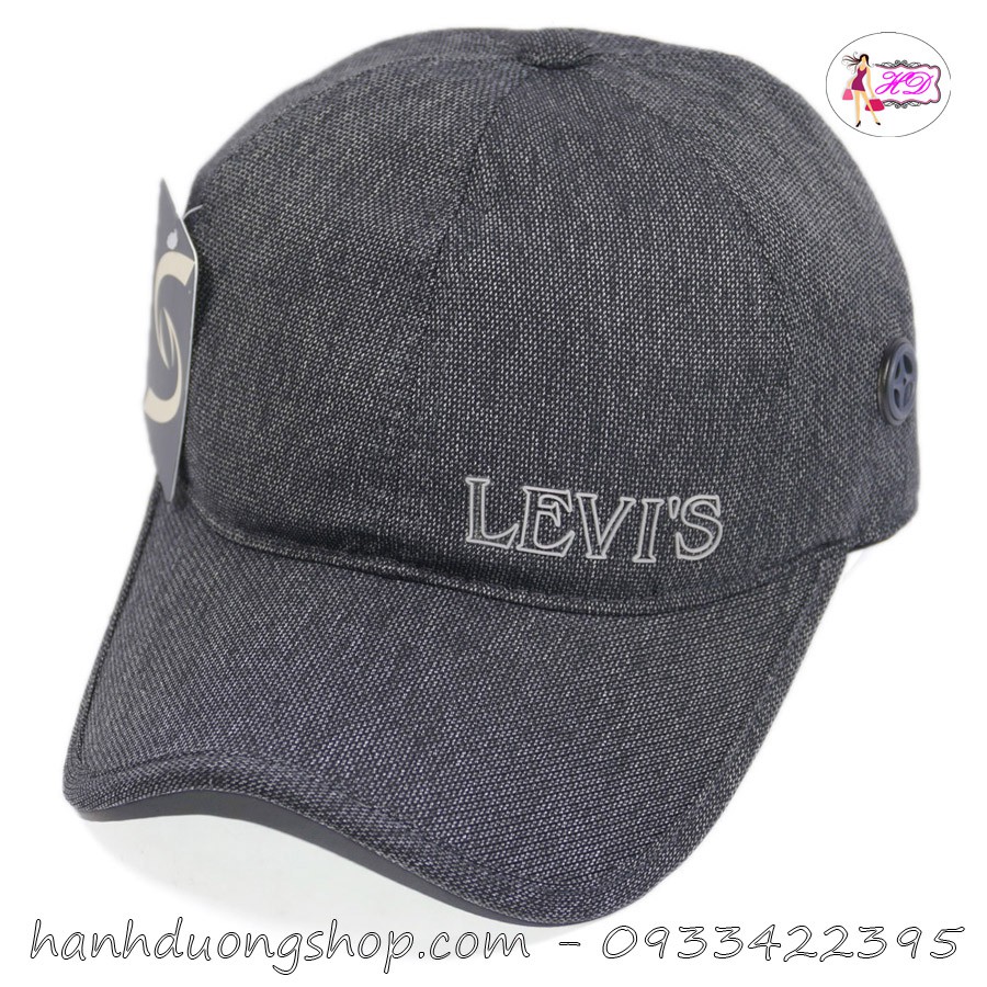 [ Hình thật ] Mũ lưỡi trai nón kết nam L.E.V.I.S sò to cao cấp chất liệu vải thoáng mát mẫu mã thời trang phù hợp cả nam