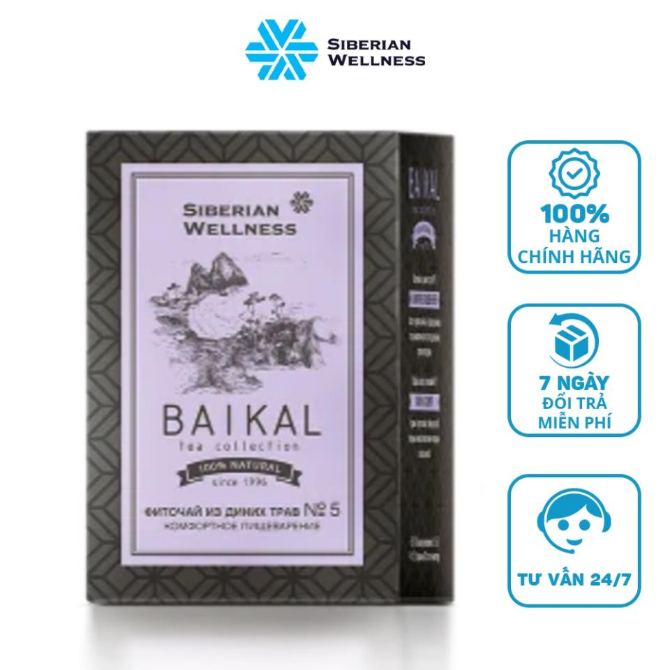 [Lẻ Gía Sỉ] Trà thảo mộc Baikal tea collection Herbal tea №5  hỗ trợ tiêu hóa  - Siberian Wellness