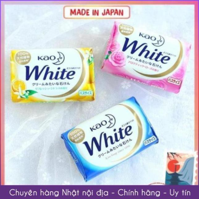 [Mã COSDAY giảm 50k đơn 250k] [Hàng Nhật] Xà Phòng Tắm Trắng KAO White Nhật Bản | Xà Bông KAO White - 130g