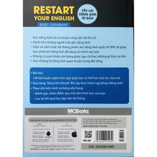 Sách - Restart Your English – Basic Grammar