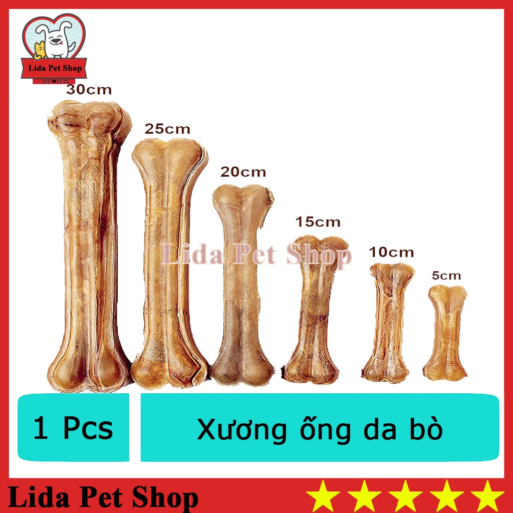 Xương da bò cho chó 20cm - Lida Pet Shop