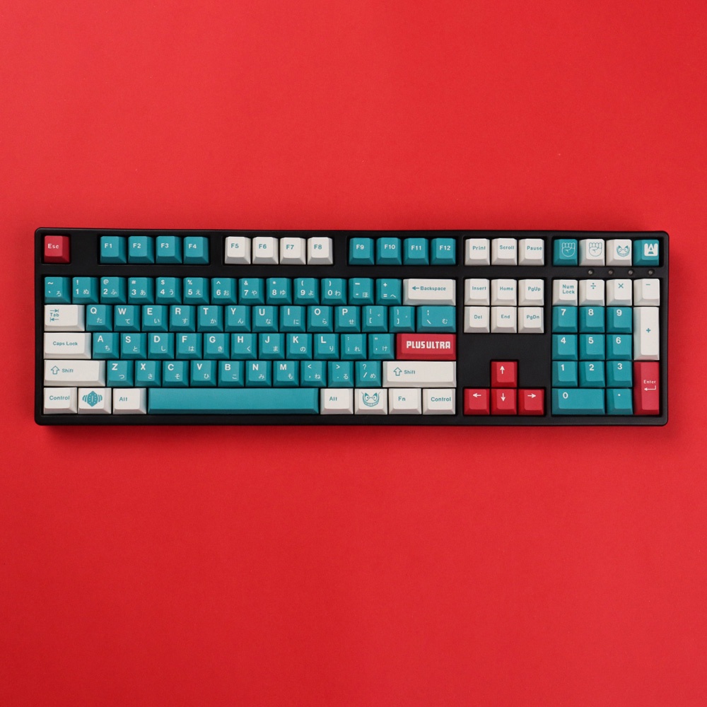 Pbt Nắp Bàn Phím Cơ 130 Phím cherry profile Cá Nhân Hóa gmk deku