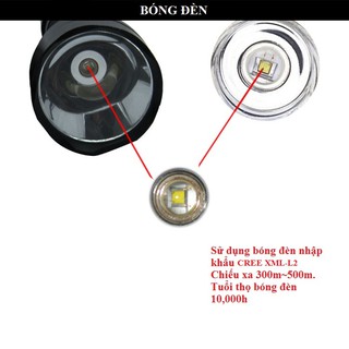 Đèn pin siêu sáng LY S001 CREE Q5