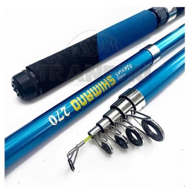 bộ cần câu 3m6 shimano + máy câu + phụ kiện đầy đủ như video cần cực khoẻ y hình giá rẻ
