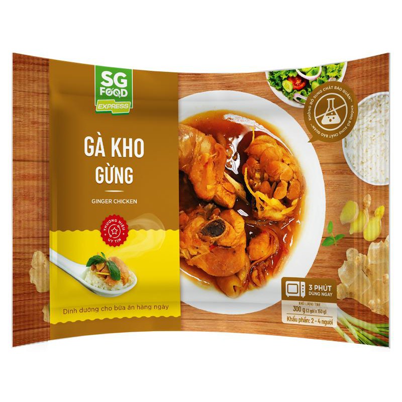 Gà kho gừng SGF