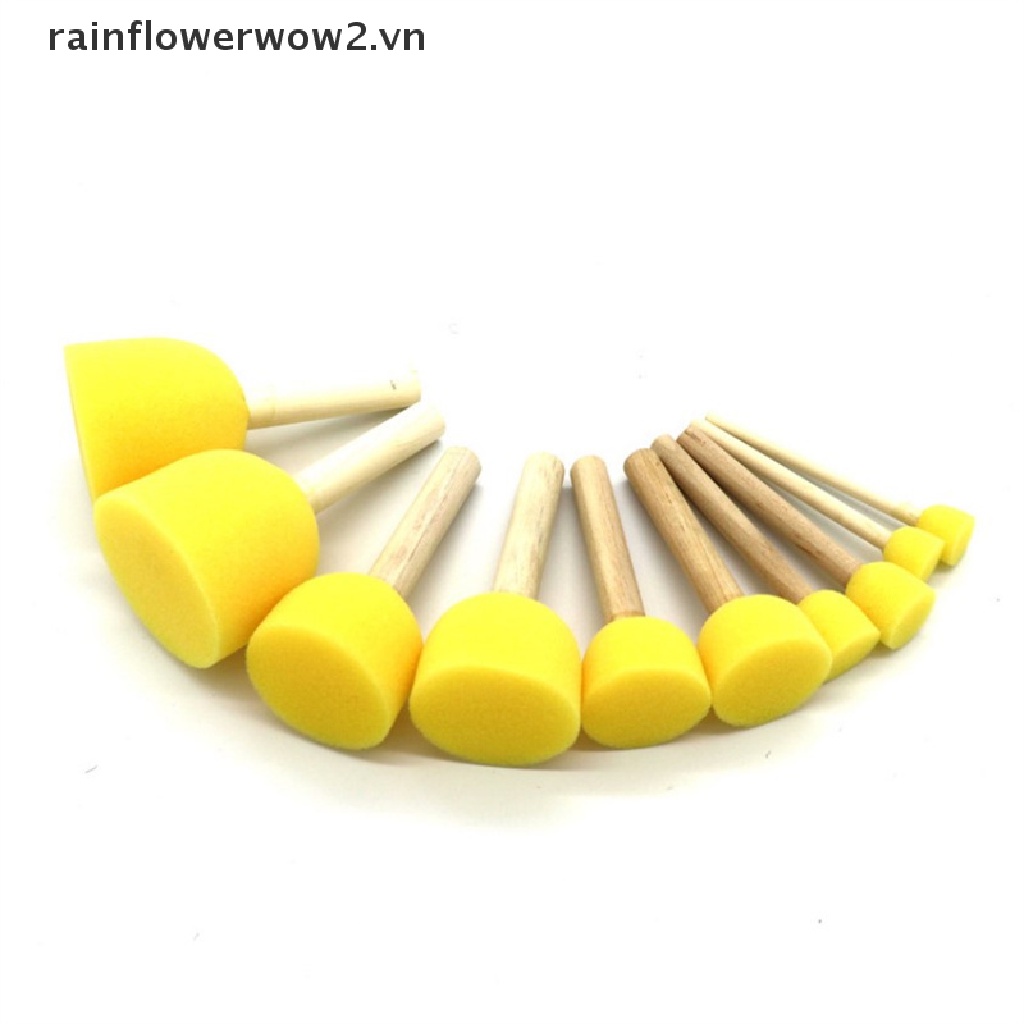 Miếng Xốp Tròn Vẽ Tranh Sơn Dầu Thủ Công