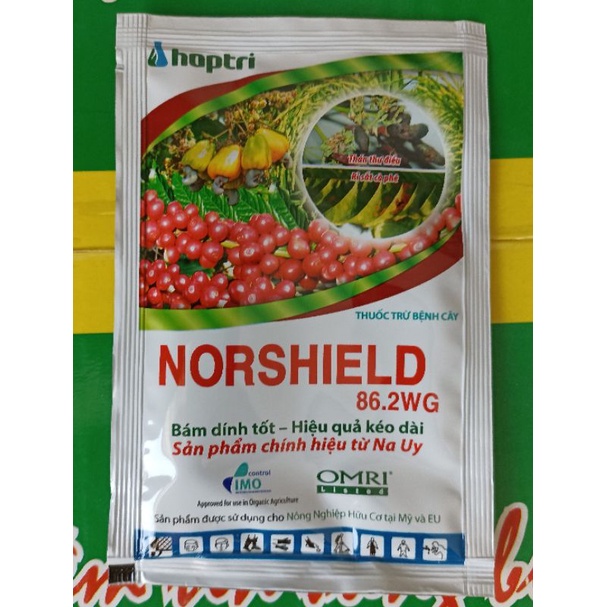 NORSHIELD 86.2 WG - Hợp Trí - Thuôc trừ bệnh gốc đồng đỏ: Sương mai,Thán thư,Ghẻ Loét,Nấm bệnh, Vàng lá, Cháy lá, Đạo ôn