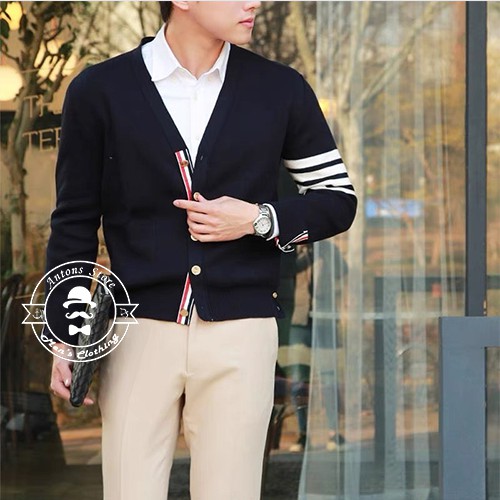 Áo Len Cardigan  Khuy Vàng