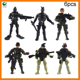 Set 6 Đồ Chơi Mô Hình Lính Quân Đội Cho Bé