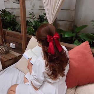 Dây buộc tóc nơ to dày