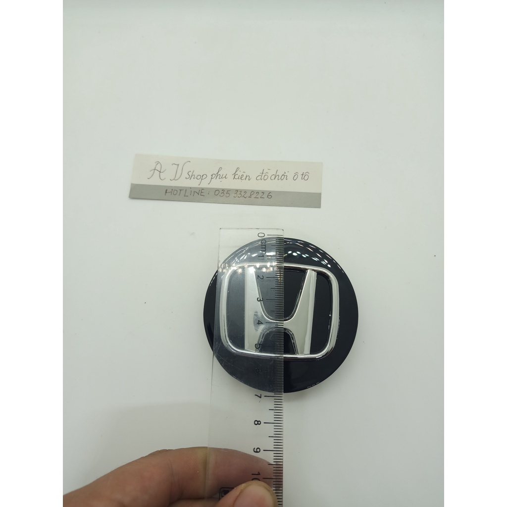Logo chụp mâm bánh xe ô tô Honda Honda Accord, Odyssey, CRV, Civic, City... đường kính 69mm
