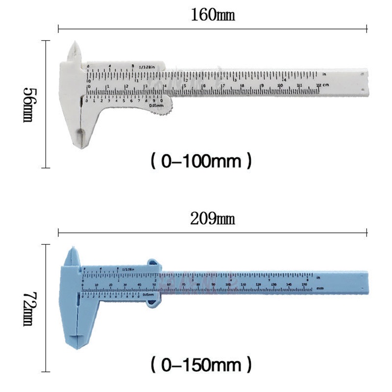Thước Cặp Kẹp Nhựa vernier CRD