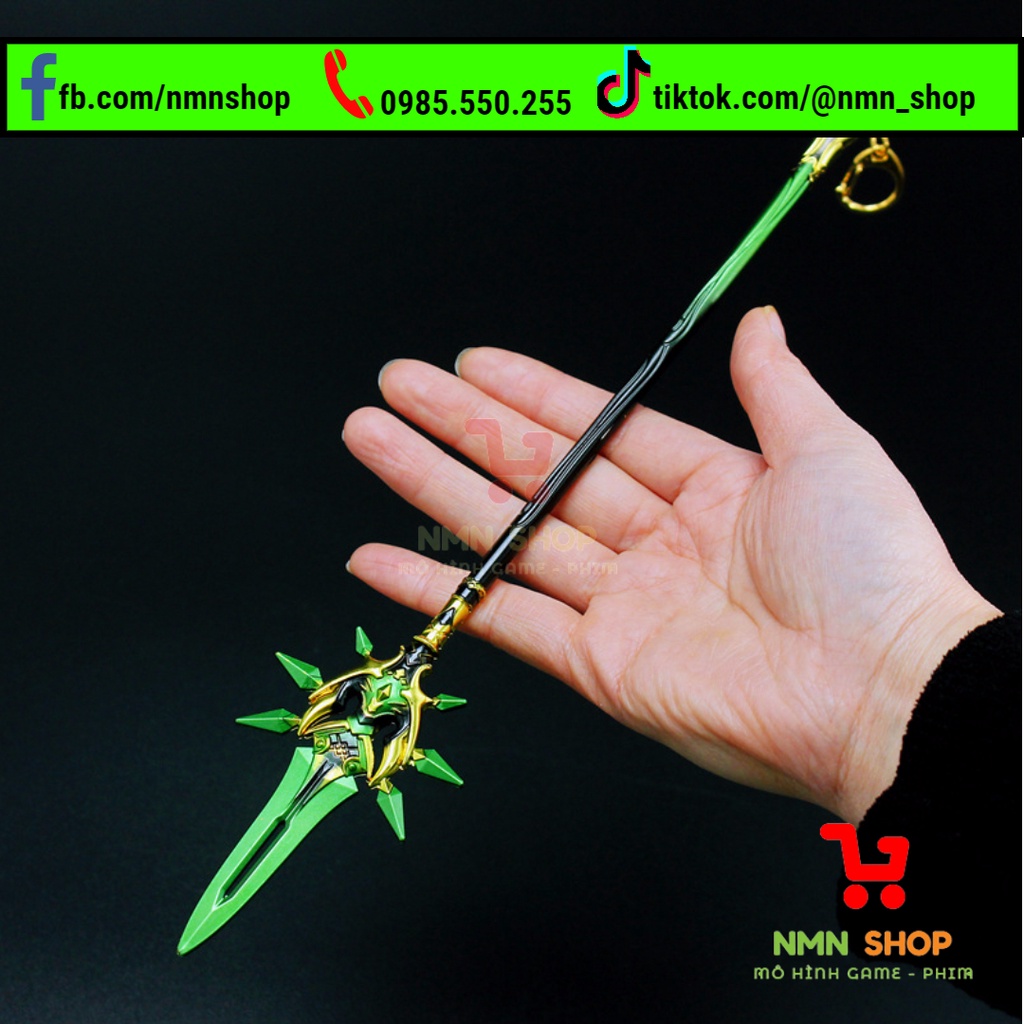 Mô hình game Genshin Impact - Primordial Jade-Winged Spear (Hòa Phác Diên) 30cm