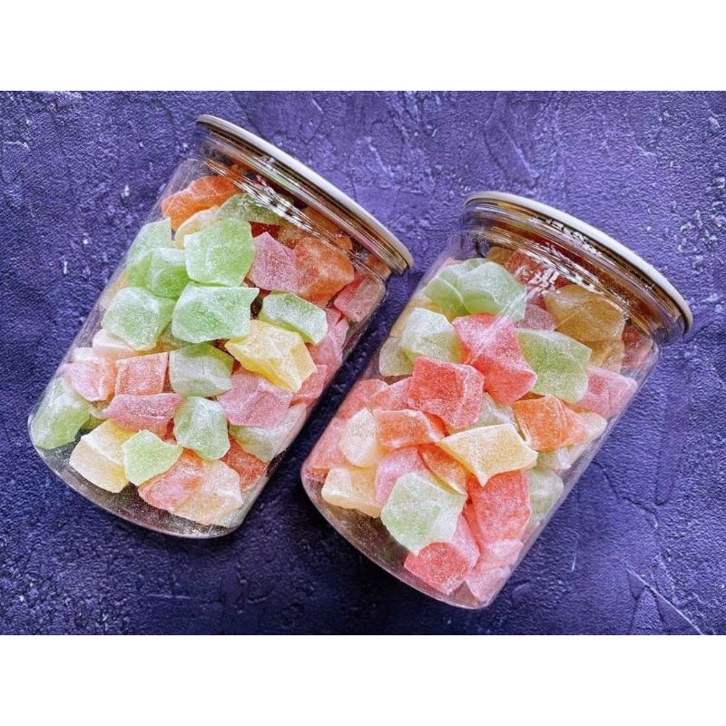 1 lon 300gr kẹo dẻo đà lạt