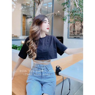 Sét 2 áo cặp croptop dây dài 02 🍓