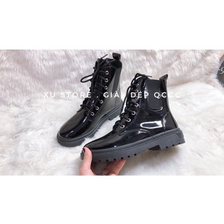boot da cao cổ đế 3cm . buộc dây cá tính