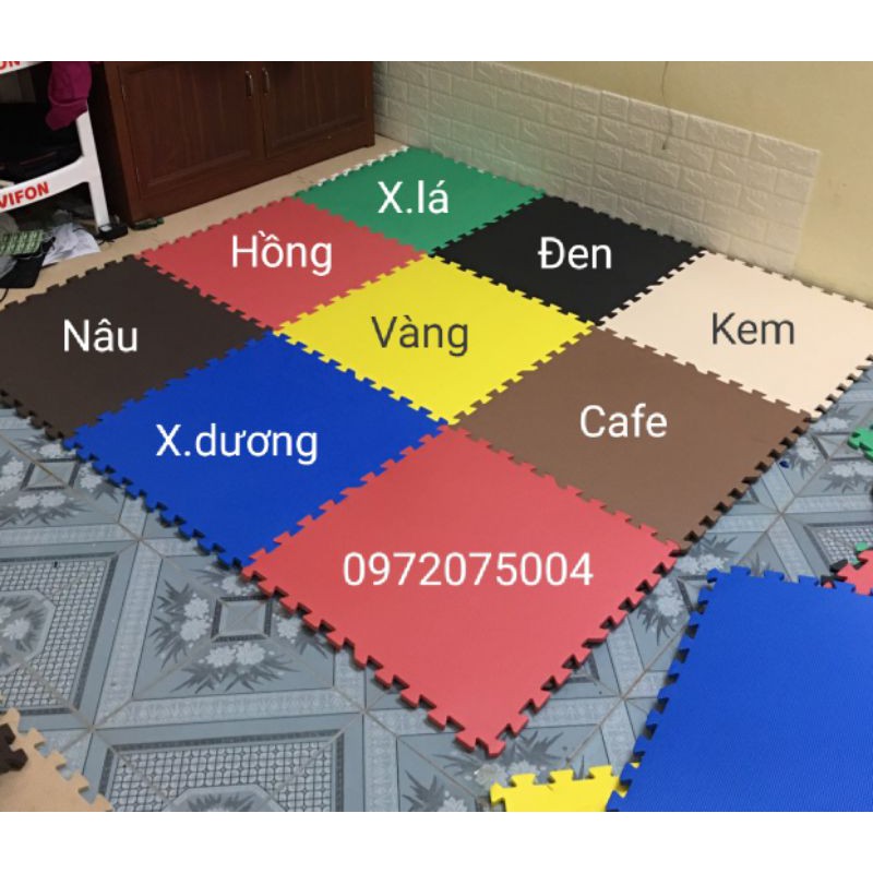 Thảm xốp trải sàn ko mùi 60x60 hàng XK siêu đẹp