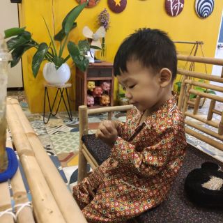 SET PIJAMA BỘ DÀI CHO BÉ (lụa satin)
